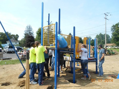 community build playground photos