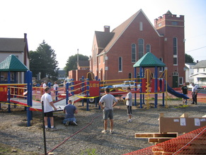 community build playground build day