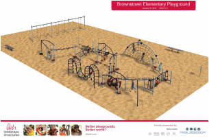 Brownstown Elementary Community Build Playground